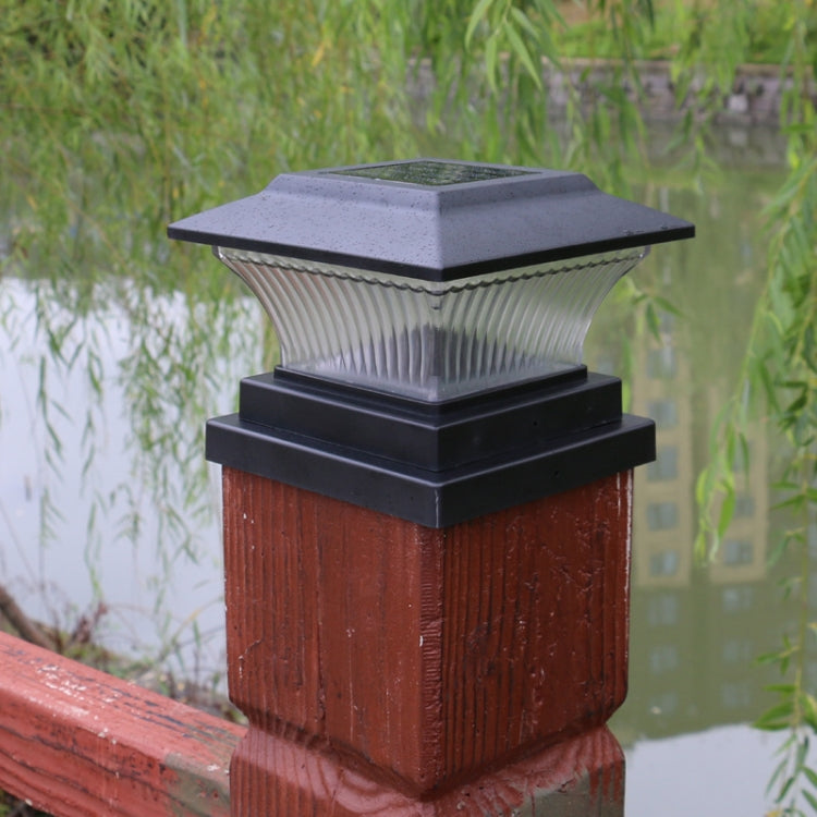Outdoor Solar Column Lamp IP44 Waterproof Garden Fence Light Solar Street Lamp