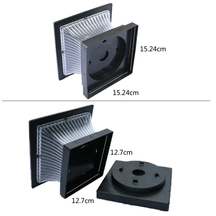 Outdoor Solar Column Lamp IP44 Waterproof Garden Fence Light Solar Street Lamp