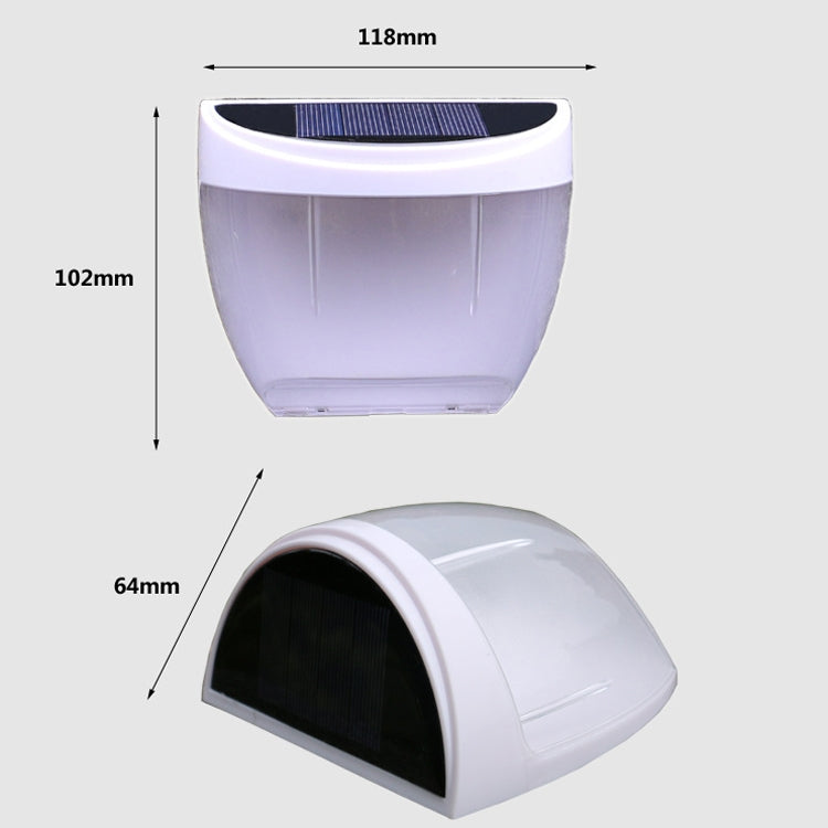 8 LED Light Control Solar Garden Wall Light Outdoor Fence Light Lawn Light Street Lamp