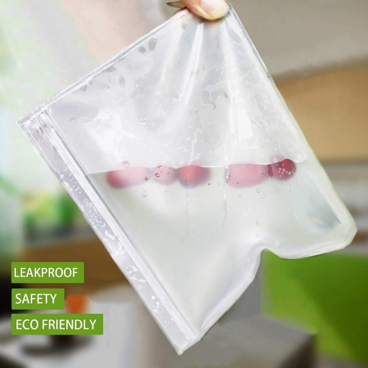 Translucent Frosted PEVA Food Preservation Bag Refrigerator Food Storage Bag Self-Sealing Food Bag