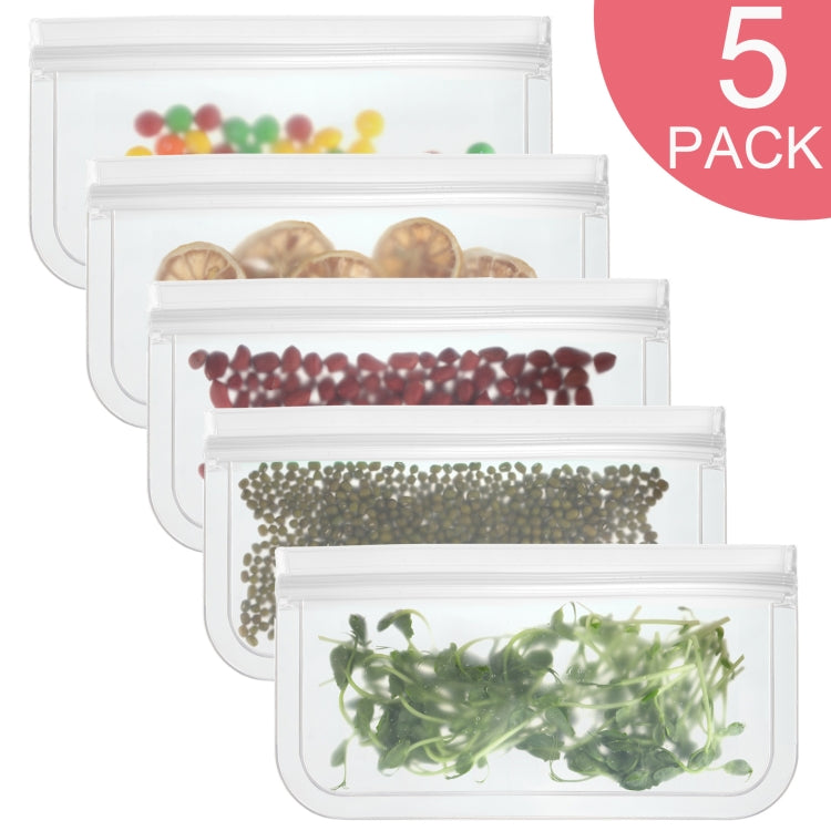 Translucent Frosted PEVA Food Preservation Bag Refrigerator Food Storage Bag Self-Sealing Food Bag