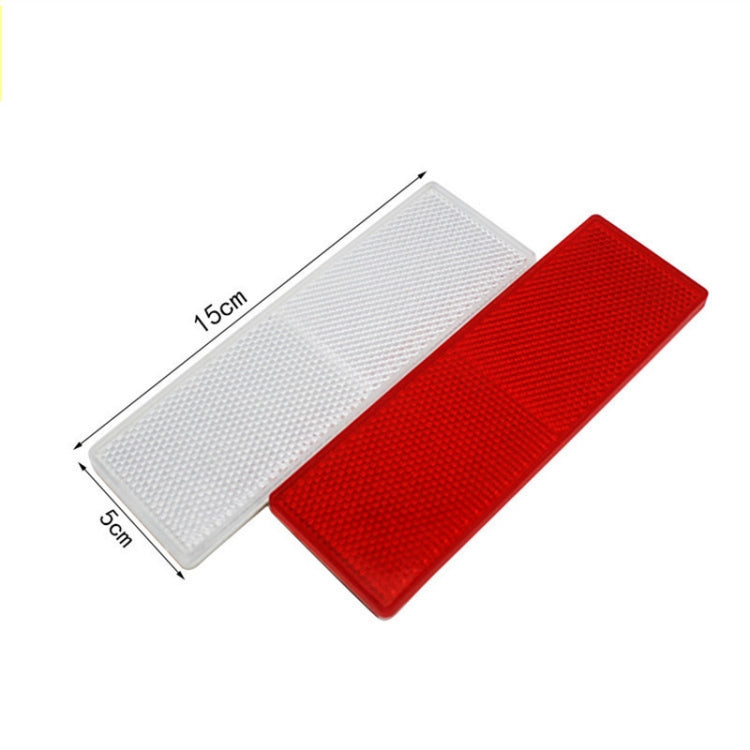 50 PCS Car Body Reflective Stickers Plastic Reflective Strip Reflector Truck Reflective Tablet