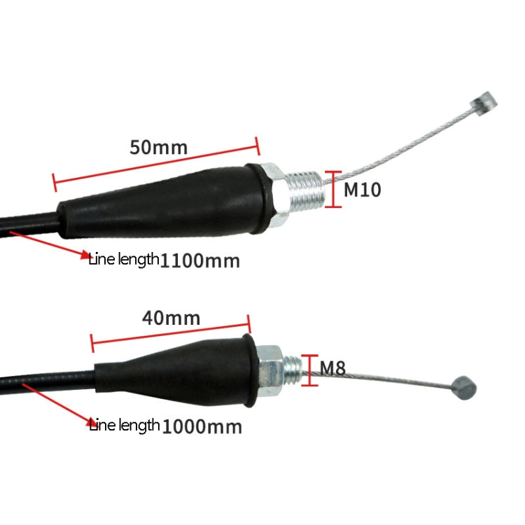 4 PCS Motorcycle Off-Road Vehicle Modification Accessories Handle Throttle Line