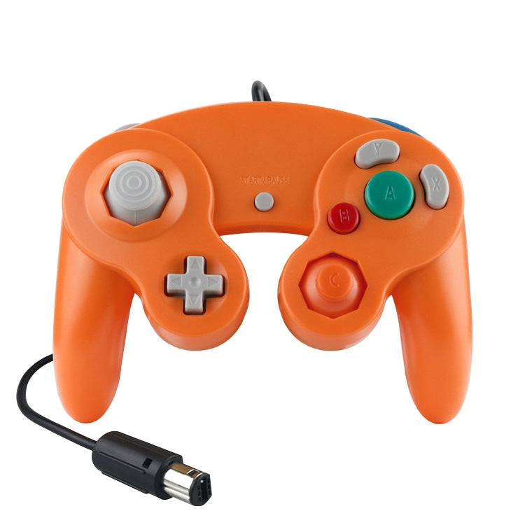 2 PCS Single Point Vibrating Controller Wired Game Controller For Nintendo NGC / Wii