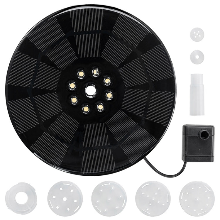 Colorful Lamp Battery Solar Fountain Floating Landscape Fountain