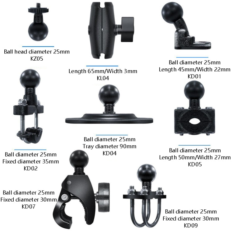 Motorcycle Riding Recorder Bracket Camera Holder, Style: