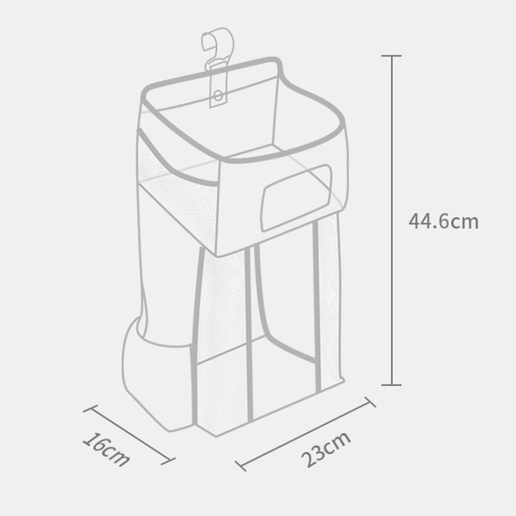 Baby Crib Hanging Bag Multifunctional Detachable Bed Diaper Toy Storage Bag