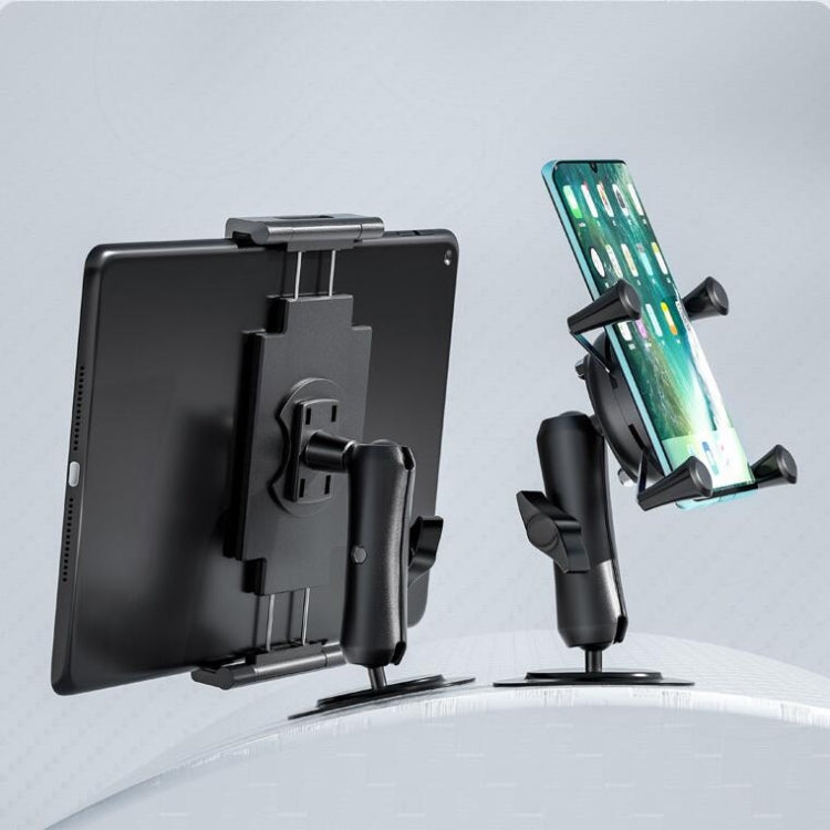 Curved Adhesive Car Instrument Table Bracket Car Mobile Phone Bracket Plastic Clamp Arm Style: