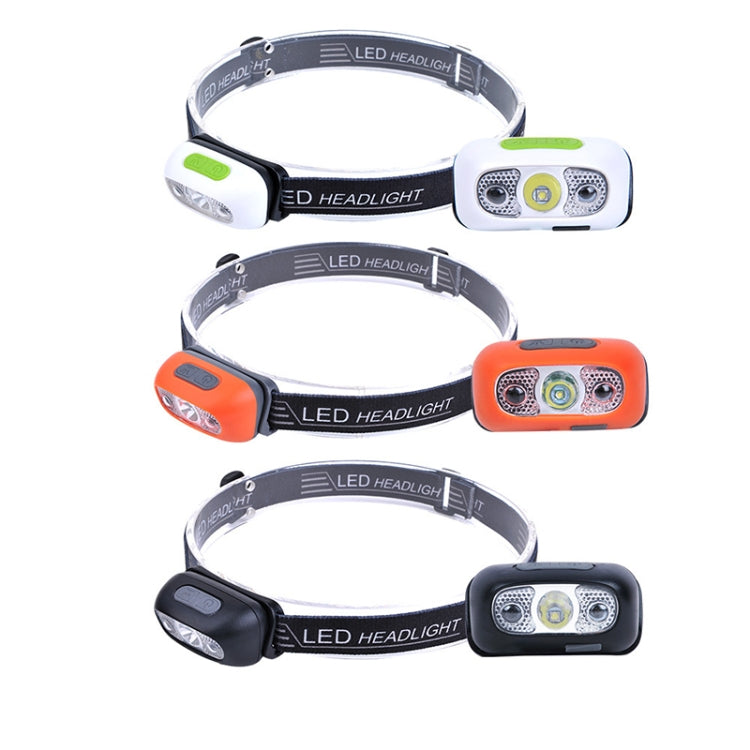 Smart Sensor Outdoor USB Headlight LED Portable Strong Light Night Running Headlight