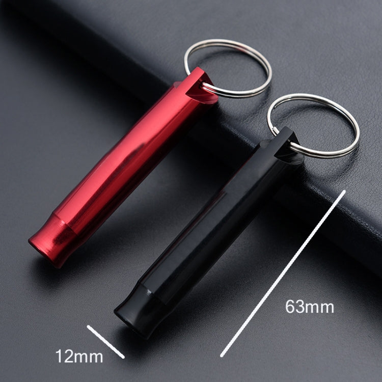 6 PCS Multifunctional Whistle Keychain Men Keyring Pendant