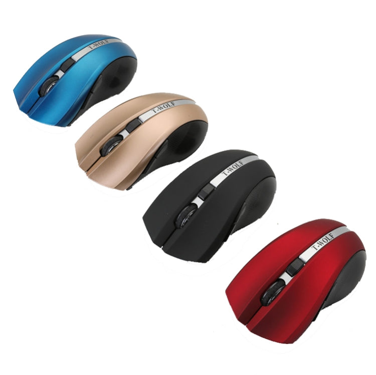 T-WOLF Q5 2.4GHz 5-Buttons 2000 DPI Wireless Mouse Silent And Non-Light Gaming Office Mouse For Computer PC Laptop