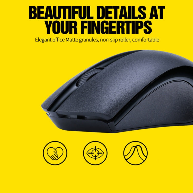 T-WOLF Q2 3-Buttons 1200 DPI 2.4GHz Wireless Mouse