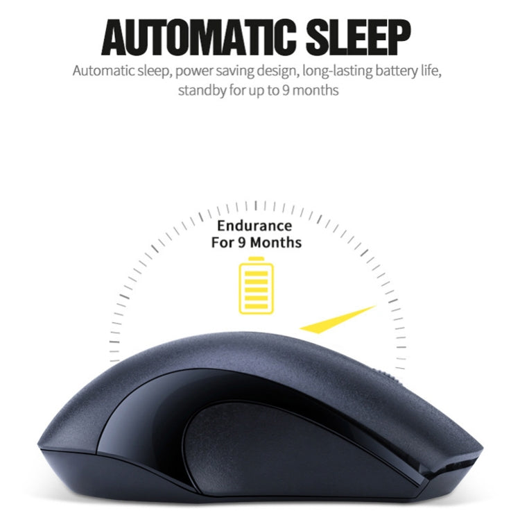 T-WOLF Q2 3-Buttons 1200 DPI 2.4GHz Wireless Mouse