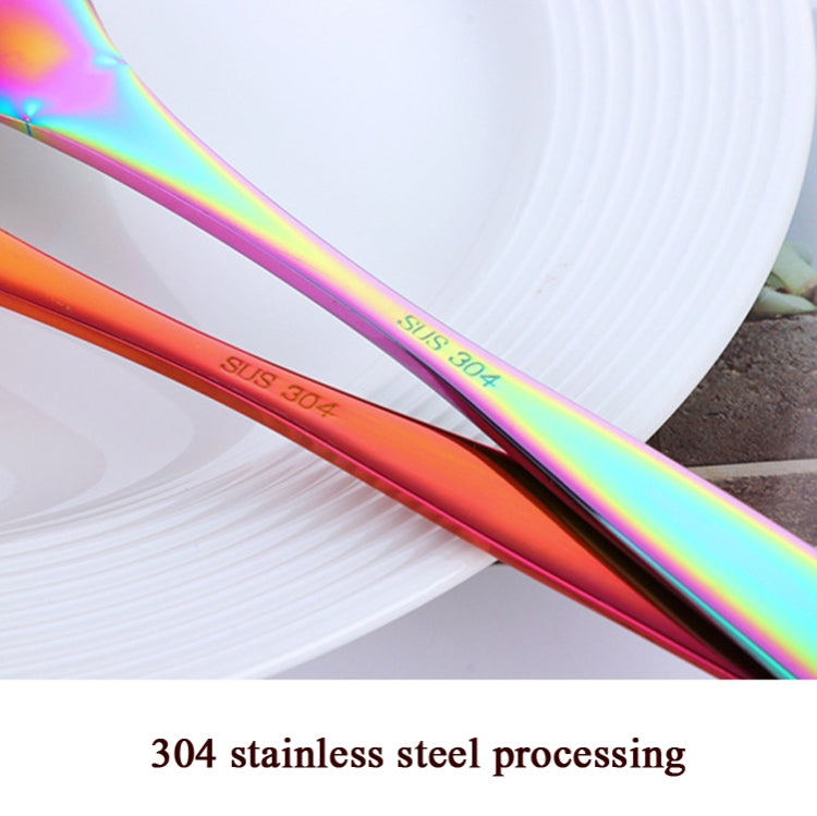 Household Kitchen Stainless Steel Seasoning Spoon 304 Thickened Tip Oil Spoon Mounting Spoon,Color: