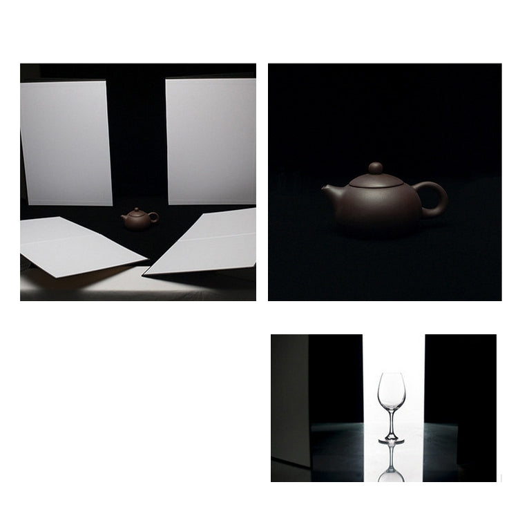 2 PCS Photography Folded Thickening A4 Cardboard Folding Light Diffuser Board