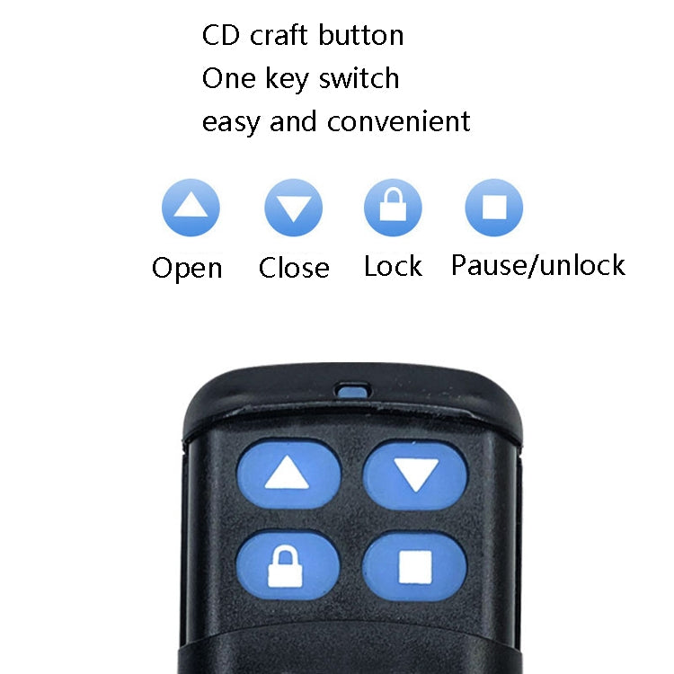 2 PCS Electric Roller Shutter Waterproof Copy Universal Remote Controller Garage Door Remote Control Key