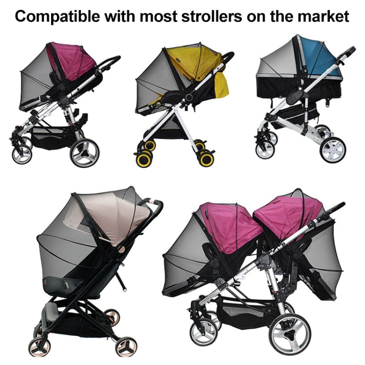 Summer Stroller Mosquito Net Full Cover Multi-Purpose Encrypted Trolley Mosquito Net