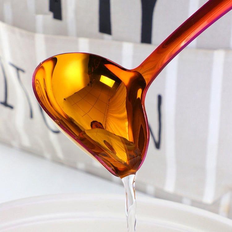 304 Stainless Steel Oil Spoon Thickened Soup Spoon Pouring Sauce Spoon