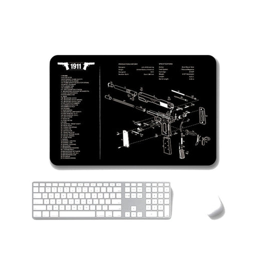 2 PCS Heat Transfer Non-Slip Single-Sided Office Gaming Mouse Pad, 2mm, 3mm