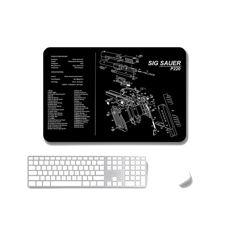 2 PCS Heat Transfer Non-Slip Single-Sided Office Gaming Mouse Pad, 2mm, 3mm