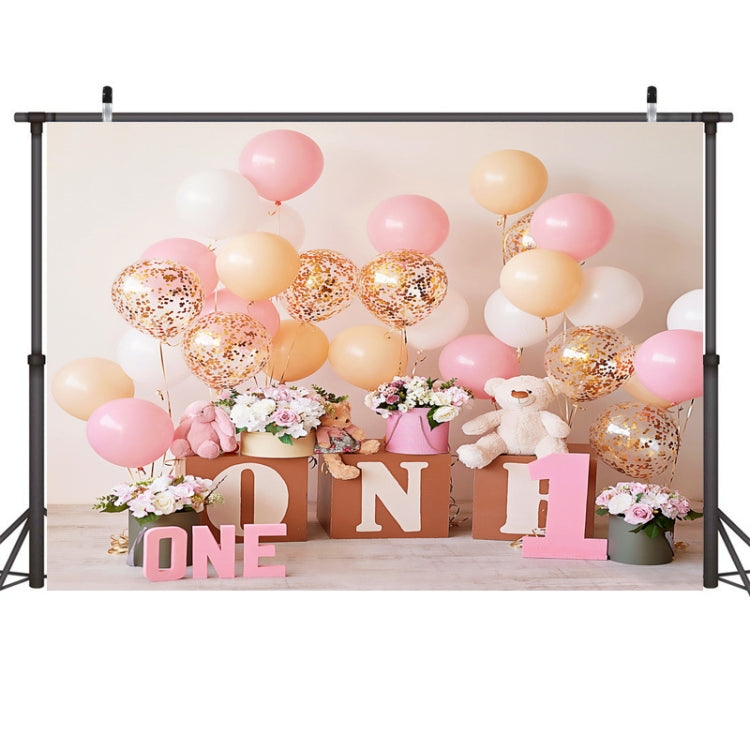 2.1m X 1.5m One Year Old Birthday Photography Background Party Decoration Hanging Cloth