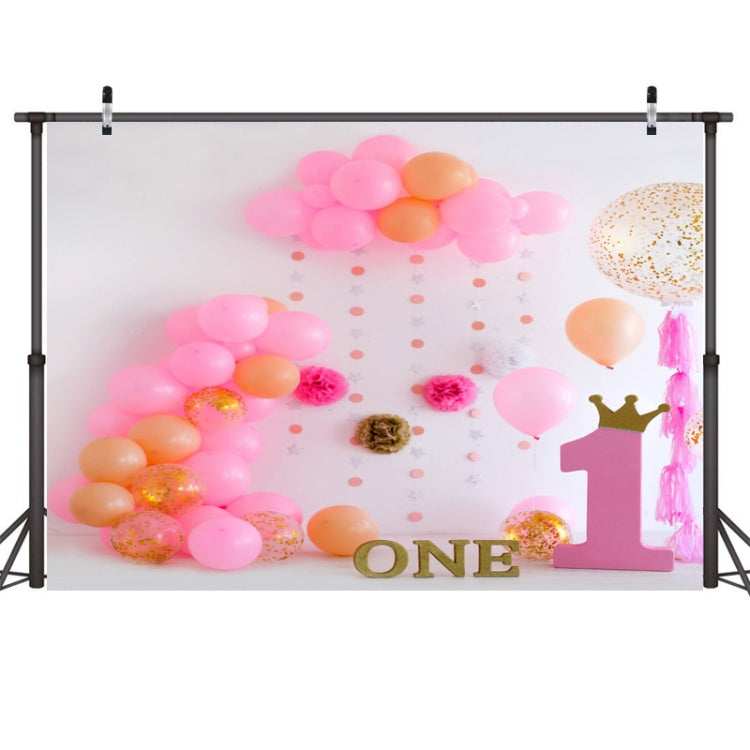 2.1m X 1.5m One Year Old Birthday Photography Background Party Decoration Hanging Cloth