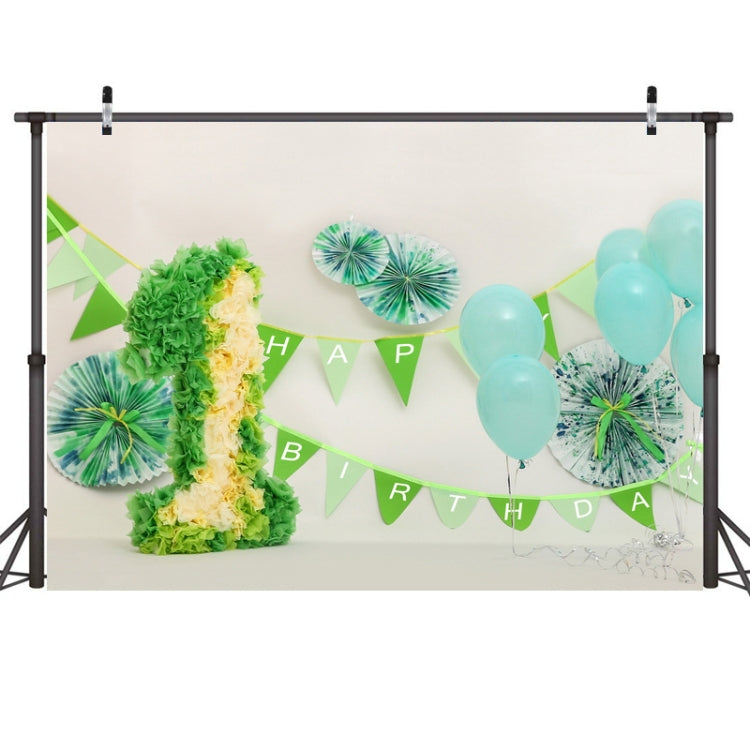 2.1m X 1.5m One Year Old Birthday Photography Background Party Decoration Hanging Cloth