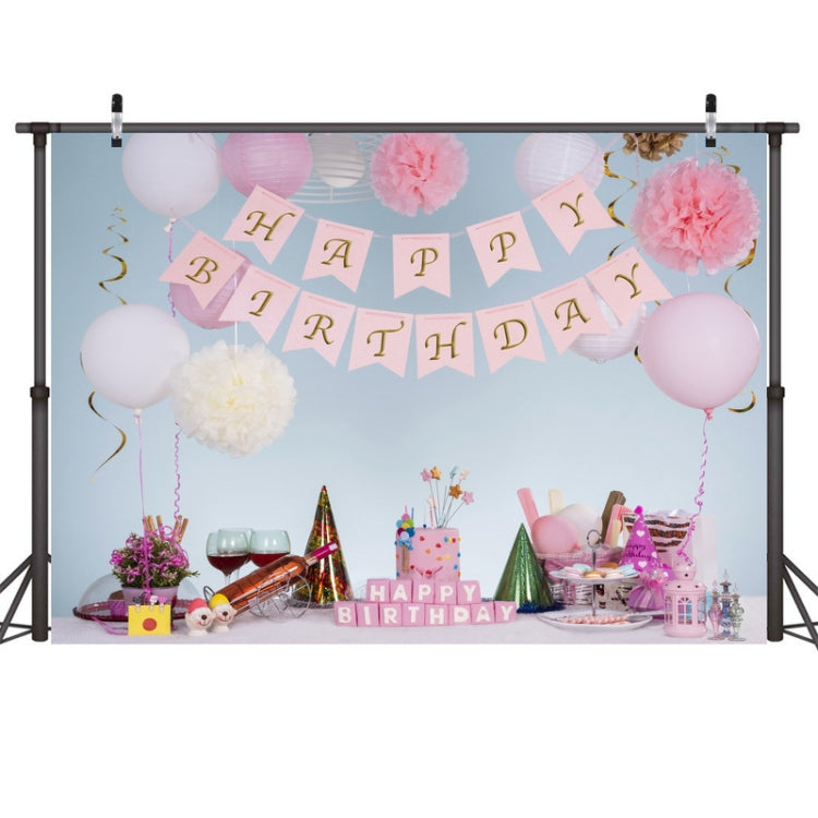 2.1m X 1.5m One Year Old Birthday Photography Background Party Decoration Hanging Cloth