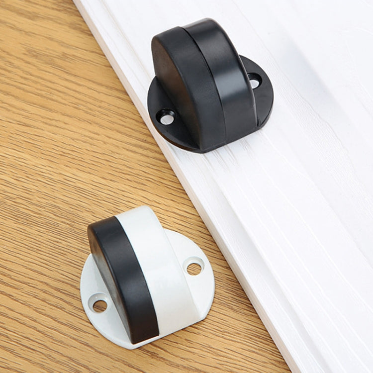 Stainless Steel Punch-Free Door Pad Bedroom Bathroom Invisible Anti-Collision Rubber Door Stopper