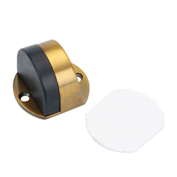 Stainless Steel Punch-Free Door Pad Bedroom Bathroom Invisible Anti-Collision Rubber Door Stopper