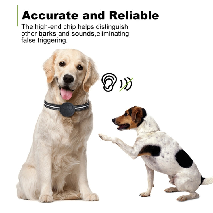 Dog Barking Stopper Sound Vibration Anti-Barking Electric Shock Collar EU Plug