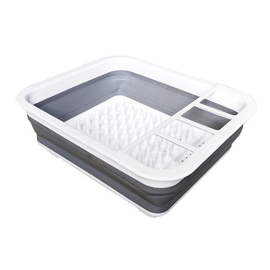Silicone Folding Drainage Dish Rack Tableware Storage Box