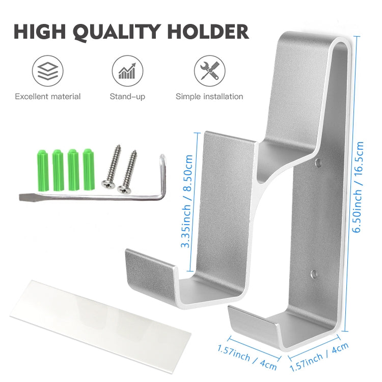 Gamepad & Headphone Three-In-One Wall Mounted Hanger For PS5 / PS4