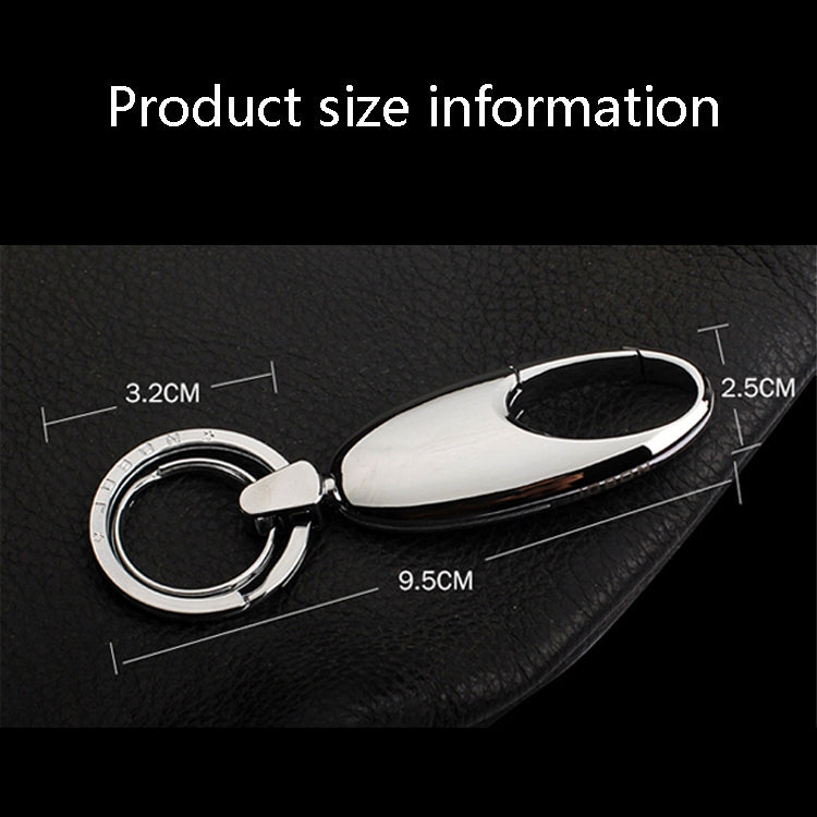 JOBON ZB-6618 Car Keychain Men Waist Holding Car Key Rings