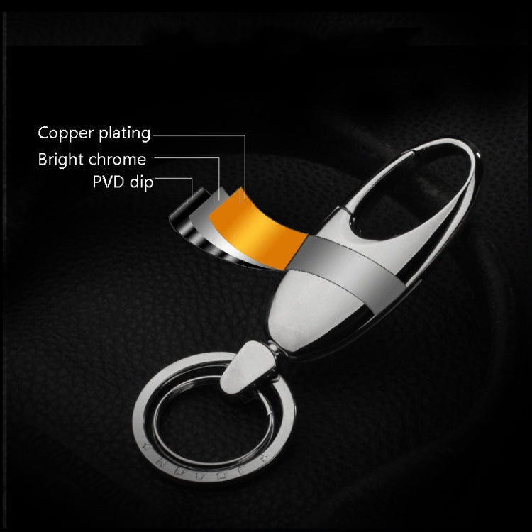 JOBON ZB-6618 Car Keychain Men Waist Holding Car Key Rings