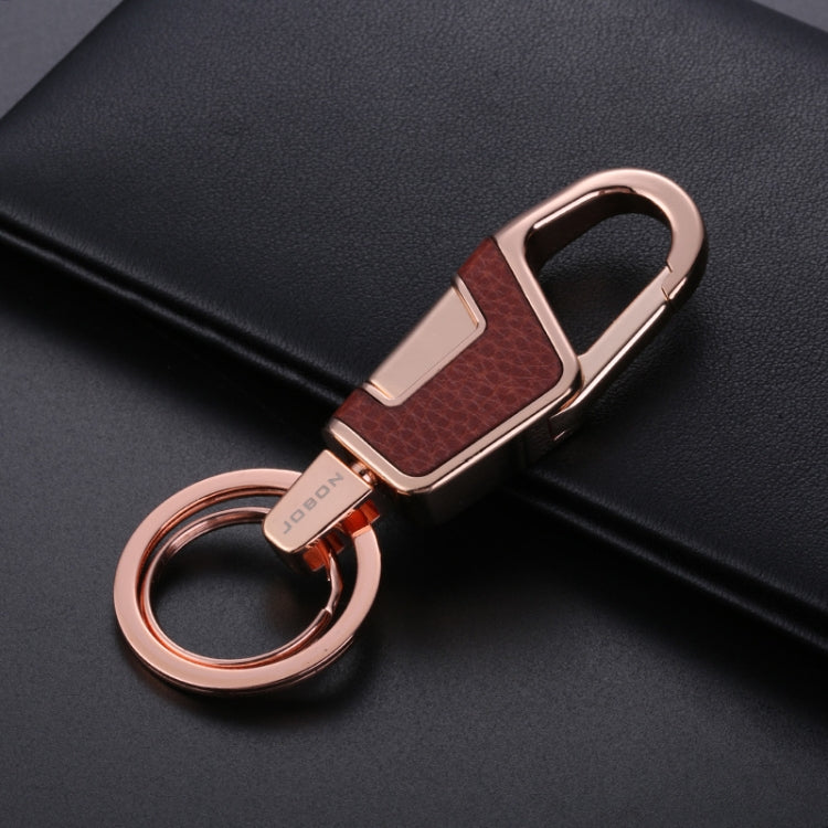 JOBON ZB-6611 Car Keychain Men Waist Hanging Keychain Simple Key Rings