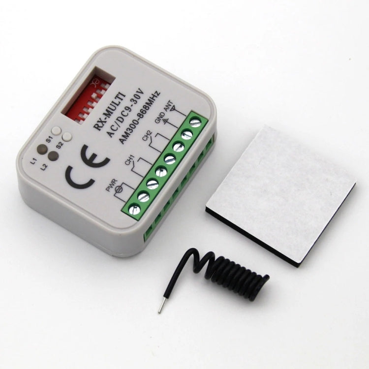 LZ-068 Garage Door Rolling Code Fixed Code Multi-Frequency Remote Control Receiver Switch