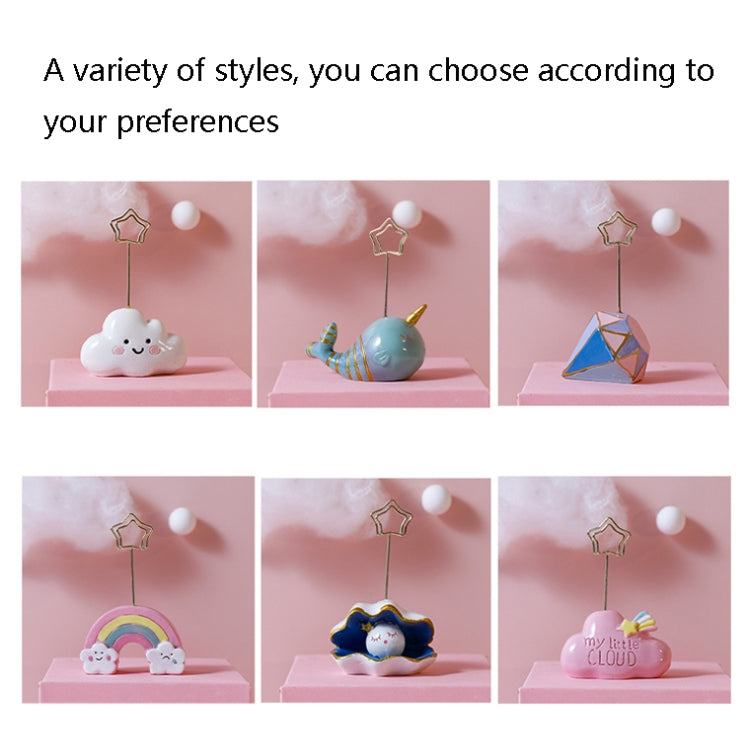 6650 Cute Cartoon Shape Photo Clipper Name Card Clip Desktop Decorative Small Ornaments