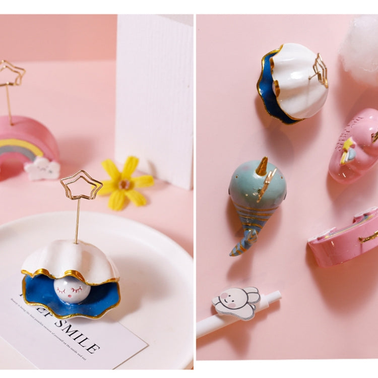 6650 Cute Cartoon Shape Photo Clipper Name Card Clip Desktop Decorative Small Ornaments