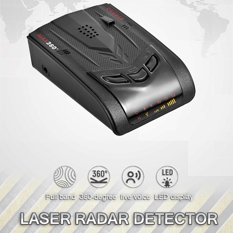 STR550 Laser Radar Speaker Car Mobile Speaker Auto Electronic Dog Support English / Russian