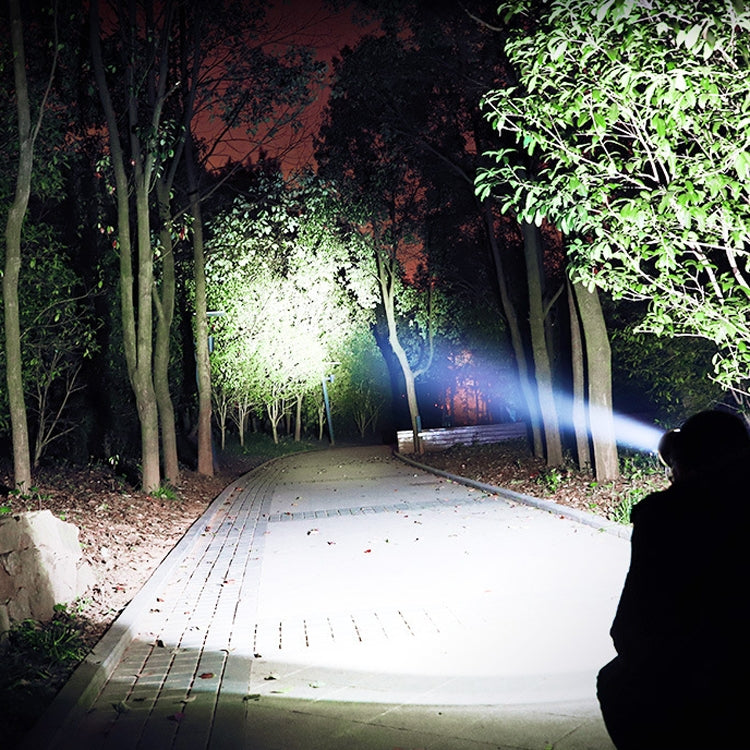 Large-Caliber Rechargeable LED Emergency Fishing Headlamp Strong Long-Shot Headlamp Head-Mounted Safety Miner Lamp