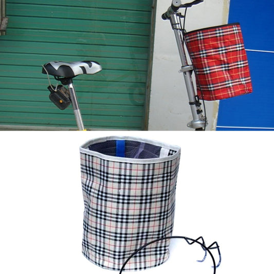 Bicycle Basket Cloth Hanging Basket Folding Bicycle Basket