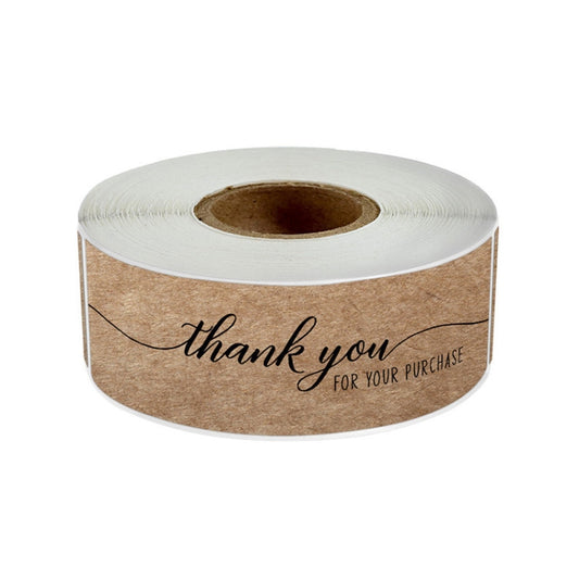 10 Rolls Rectangular Sealing Sticker Label Sticker