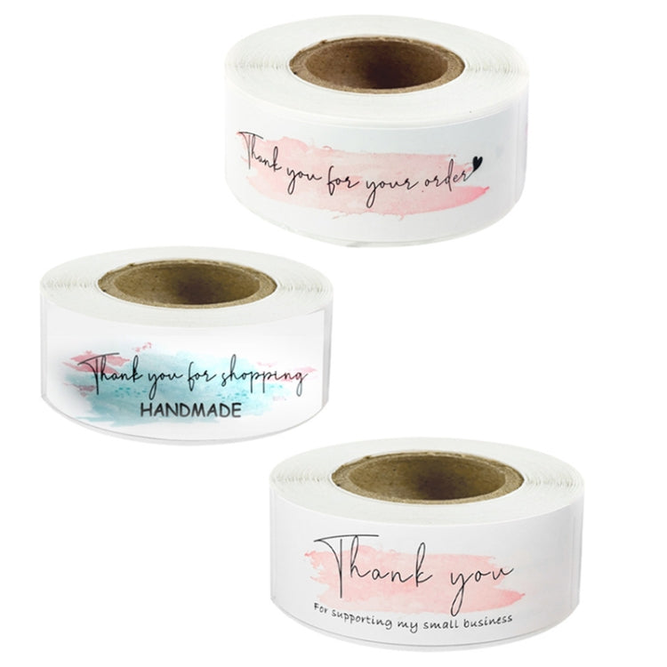 10 Rolls Rectangle Thank You Label Sticker