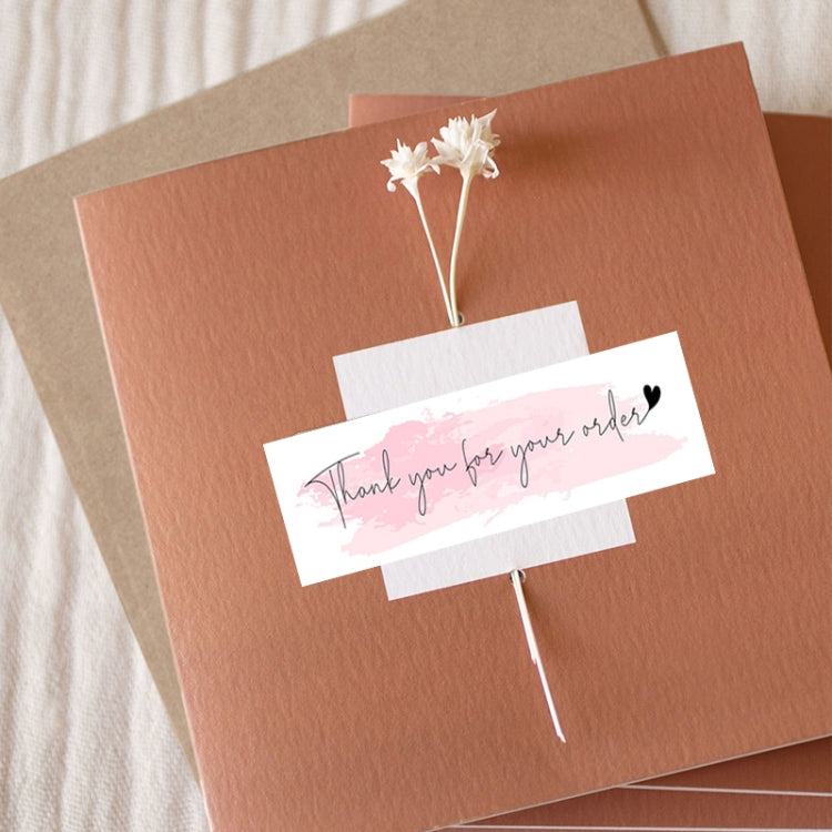 10 Rolls Rectangle Thank You Label Sticker