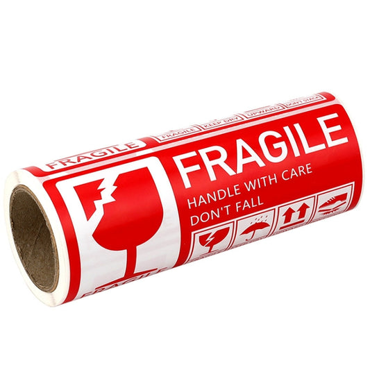Fragile Goods Label Express Carton Warning Sticker Handle Careful Stickers