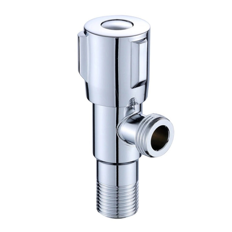 Stainless Steel Double Outlet Angle Valve Single Handle Double Control 1 In 2 Out Electroplating Wire Drawing Angle Valve