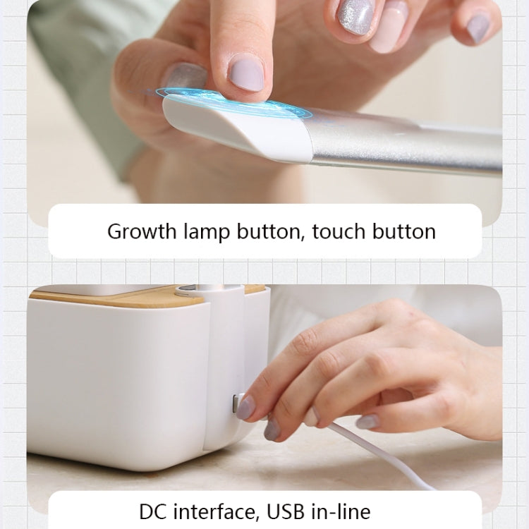 H003 Intelligent Hydroponic Vegetable Planting Machine Full-Spectrum Plant Growth Lamp Soil-Cultivation Vegetable Flower Pot