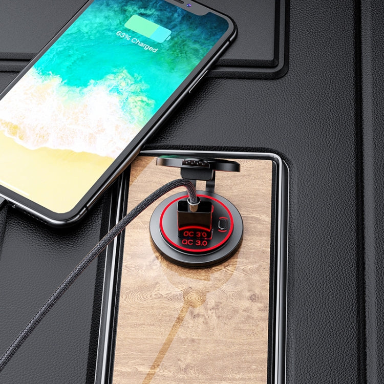 Car Motorcycle Ship Modified USB Charger Waterproof PD + QC3.0 Fast Charge