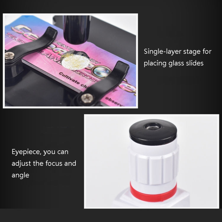 Students Scientific Experimental Equipment Biological Microscope, Style: